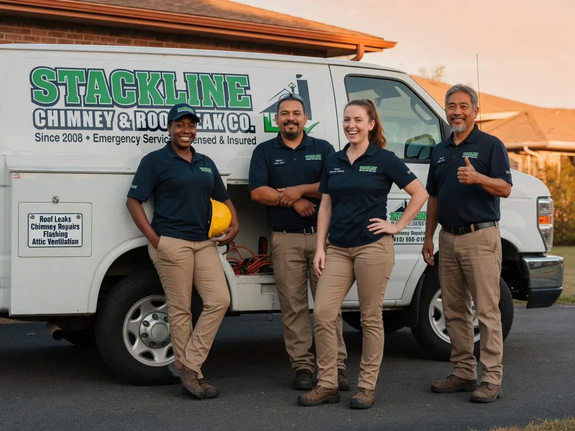 Chimney flashing repair company in Baden, PA